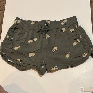 Women's lemon Printed Shorts